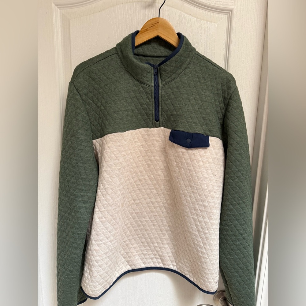 Marine Layer Quilted Pullover